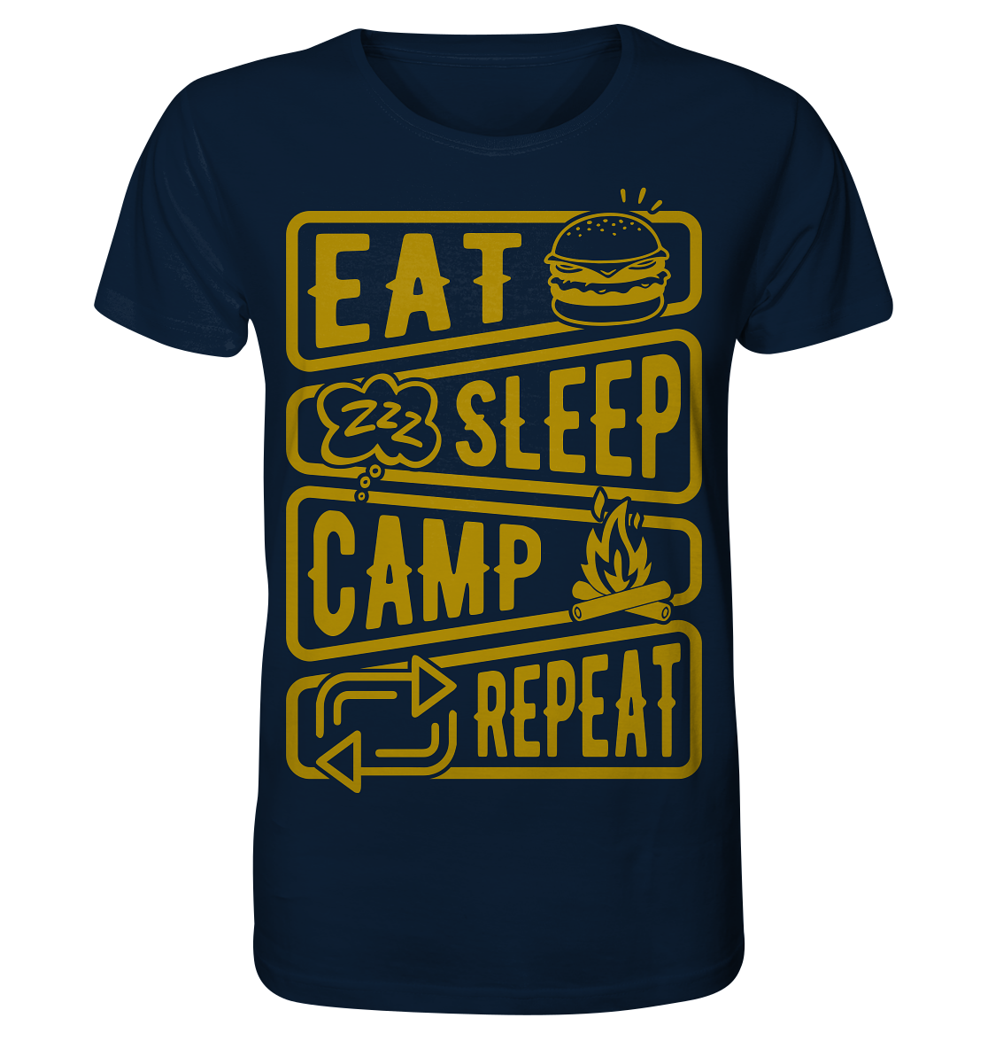 eat.sleep.camp.repeat#2 - Organic Shirt