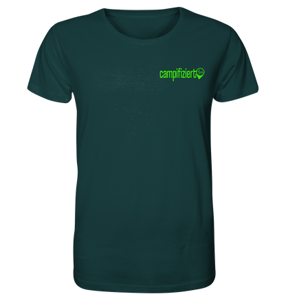 Campifiziert Schriftzug Grün - Organic Shirt