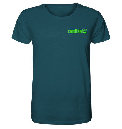 Campifiziert Schriftzug Grün - Organic Shirt