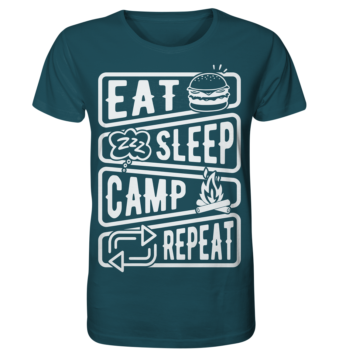 eat.sleep.camp.repeat#2 - Organic Shirt