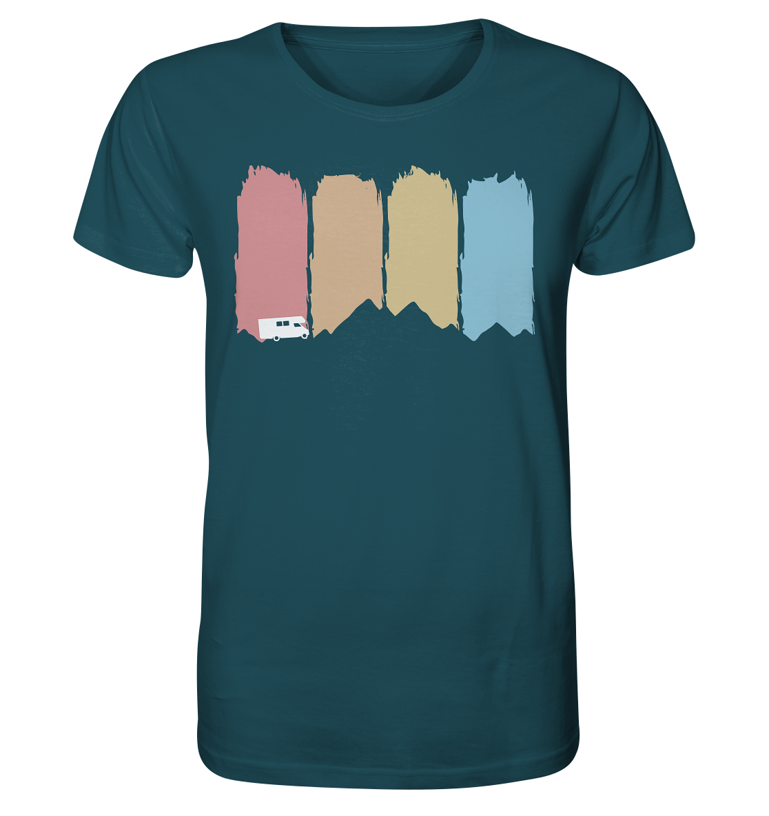 Farbige Berge - Organic Shirt