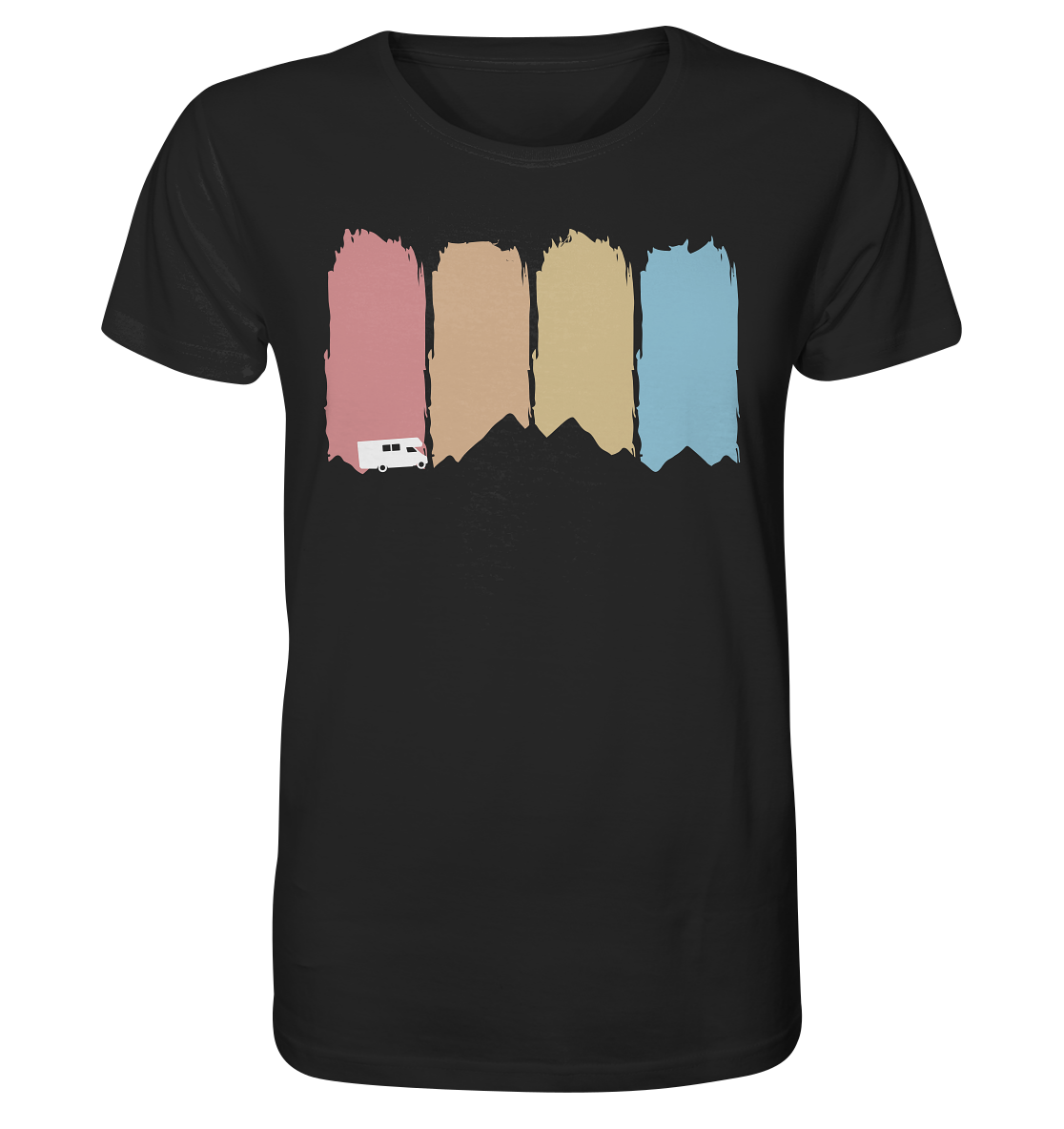Farbige Berge - Organic Shirt