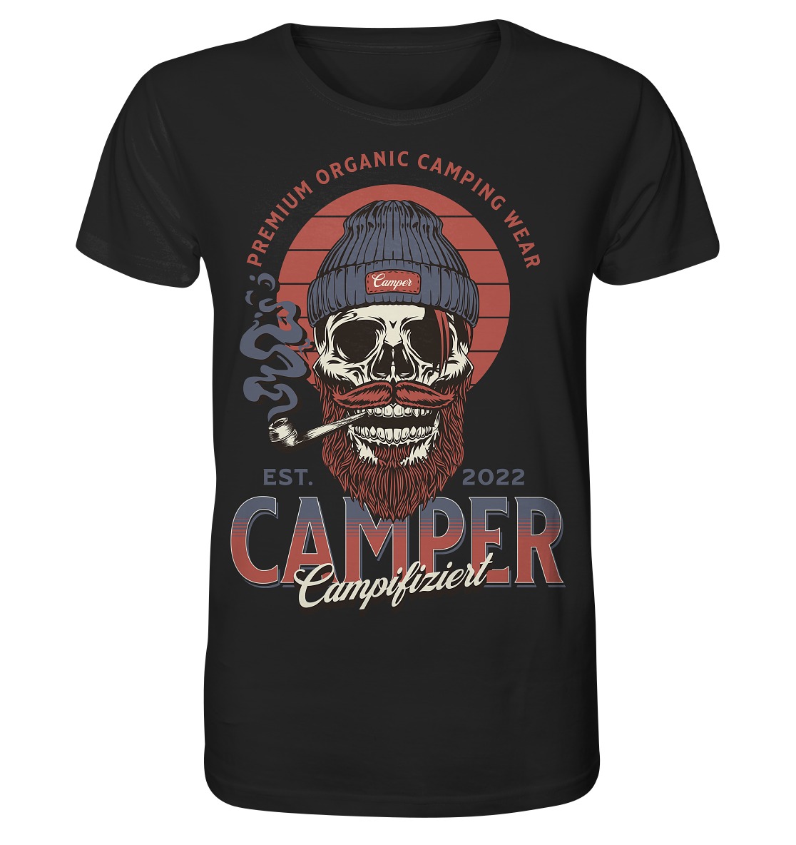 campifiziert beard skull - Organic Shirt
