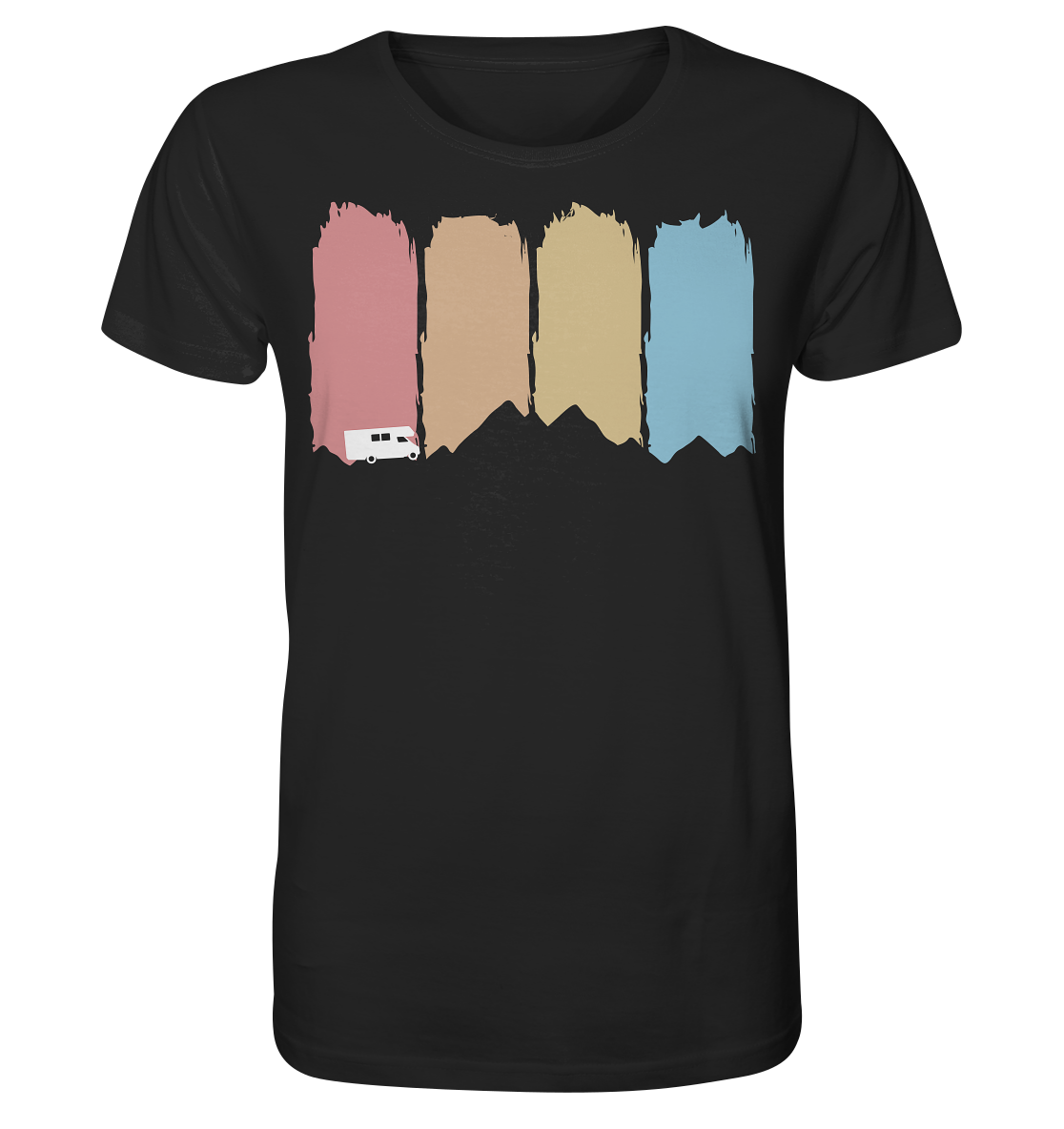 Farbige Berge - Organic Shirt