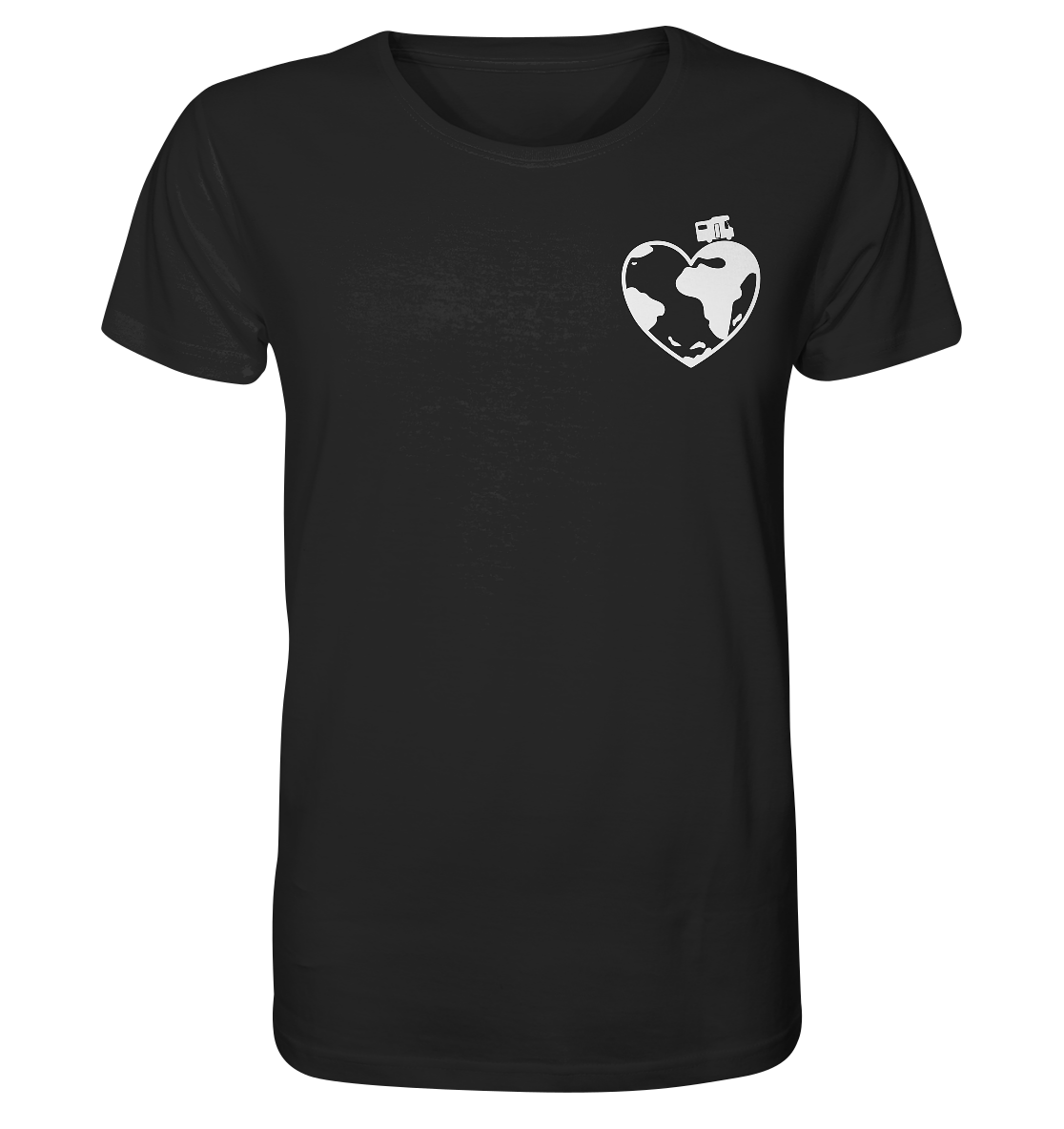 Herz Globus - Organic Shirt