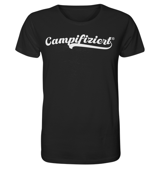 campifiziert® retro weiß - Organic Shirt