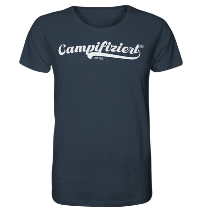 campifiziert® retro weiß neu - Organic Shirt