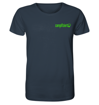 Campifiziert Schriftzug Grün - Organic Shirt