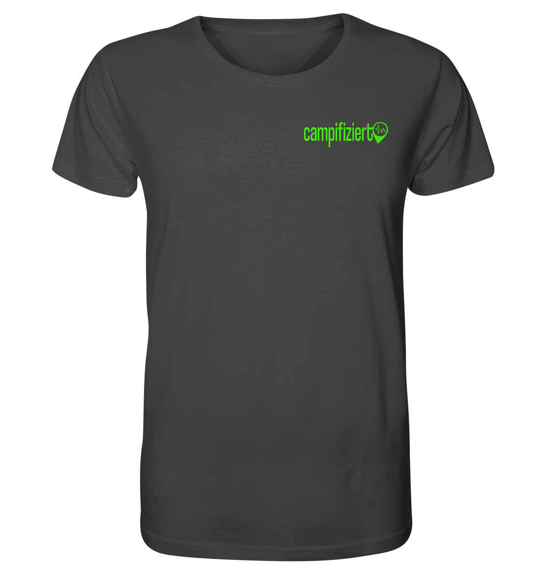 Campifiziert Schriftzug Grün - Organic Shirt