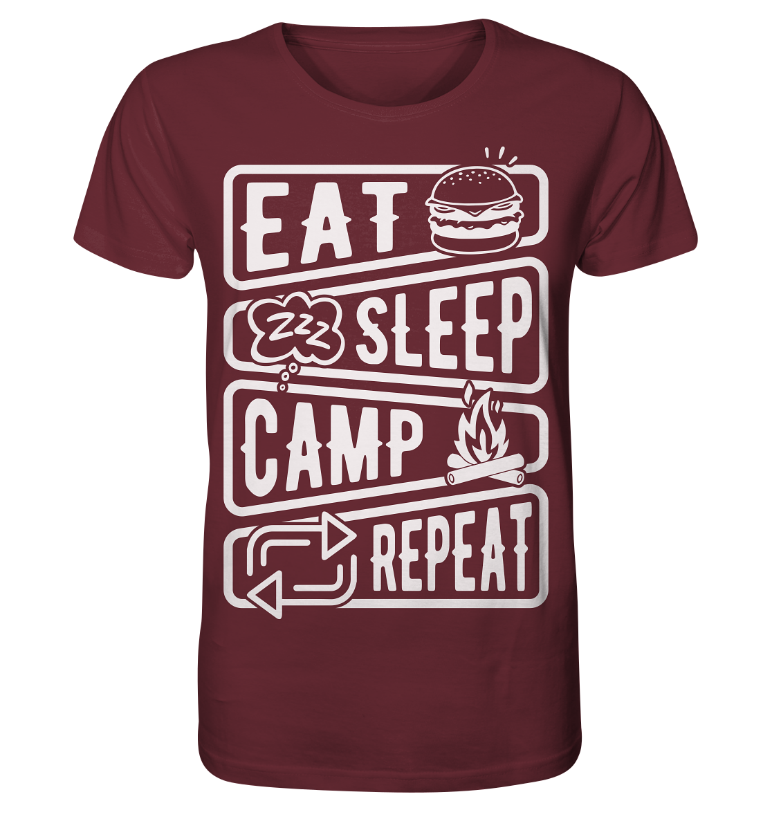 eat.sleep.camp.repeat#2 - Organic Shirt