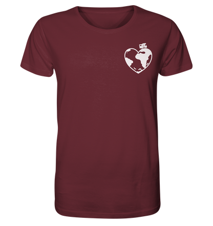 Herz Globus - Organic Shirt