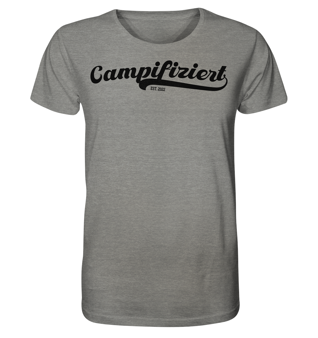 campifiziert® retro schwarz - Organic Shirt