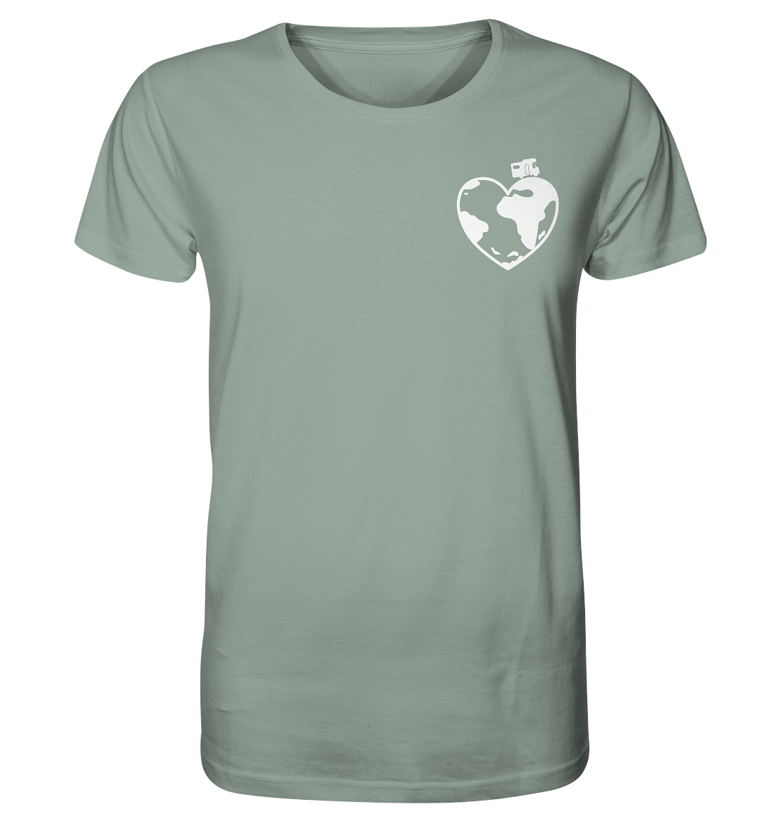 Herz Globus - Organic Shirt