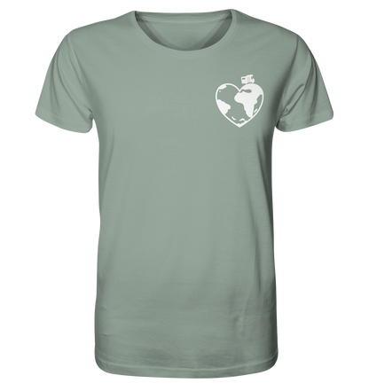 Herz Globus - Organic Shirt