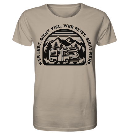 Wer reist sieht mehr - Organic Shirt