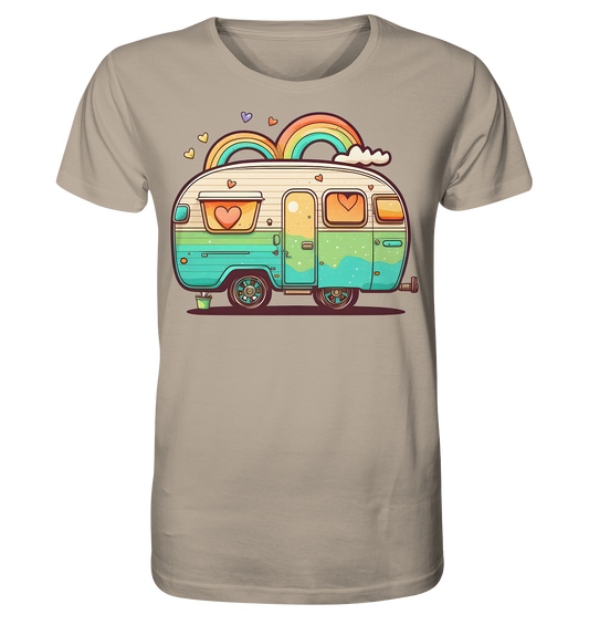 Hippie Wohnwagen - Organic Shirt