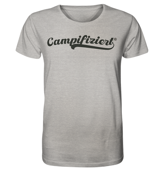 campifiziert® retro schwarz - Organic Shirt