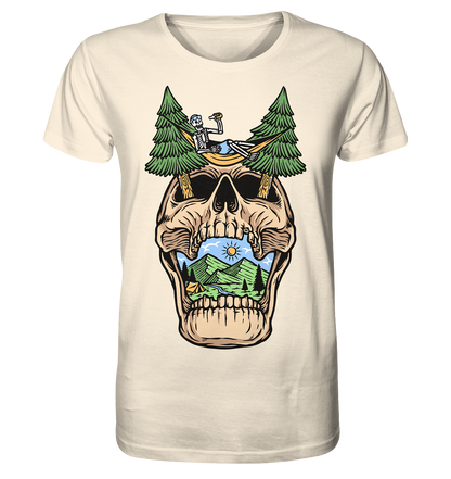 Chilling Skull Camping - Organic Shirt