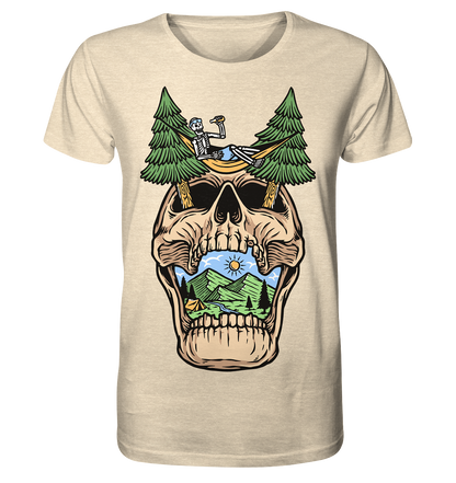 Chilling Skull Camping - Organic Shirt