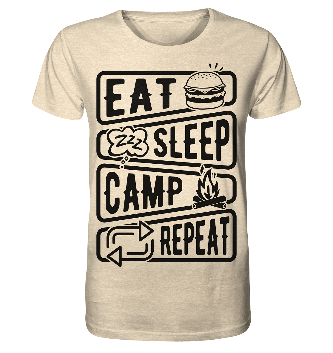 eat.sleep.camp.repeat#2 - Organic Shirt