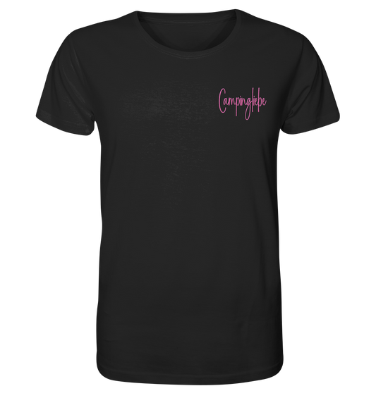 Campingliebe #4 Rosa - Organic Shirt (Stick)