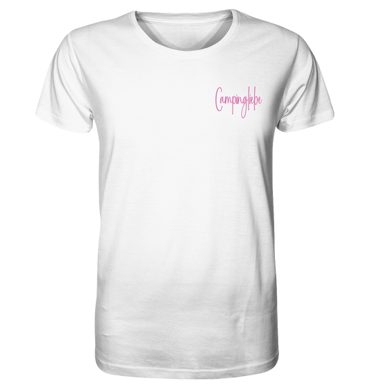 Campingliebe #4 Rosa - Organic Shirt (Stick)