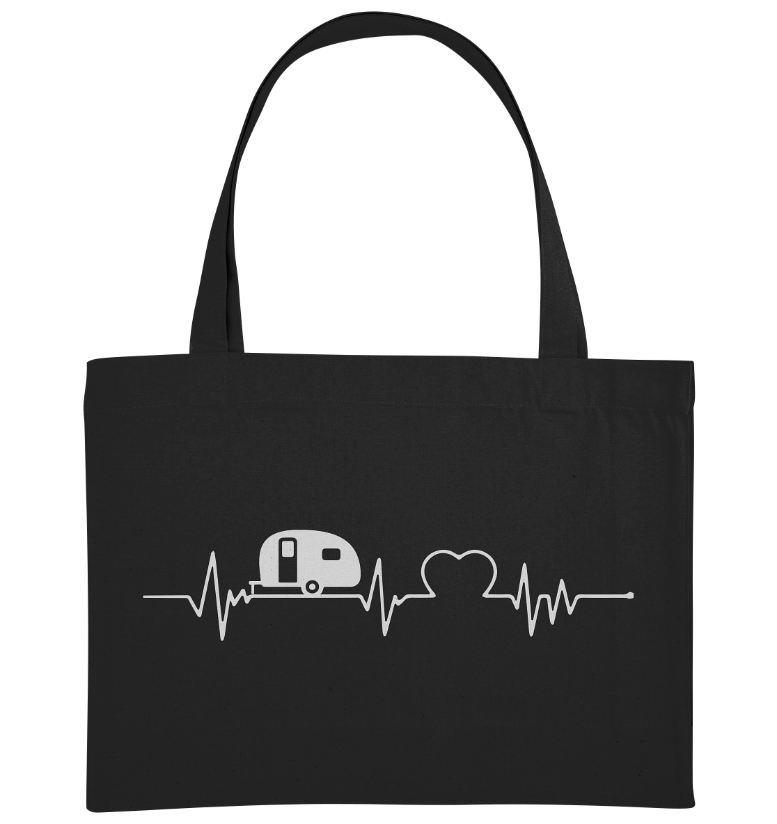 WoWa Herzschlag - Organic Shopping-Bag