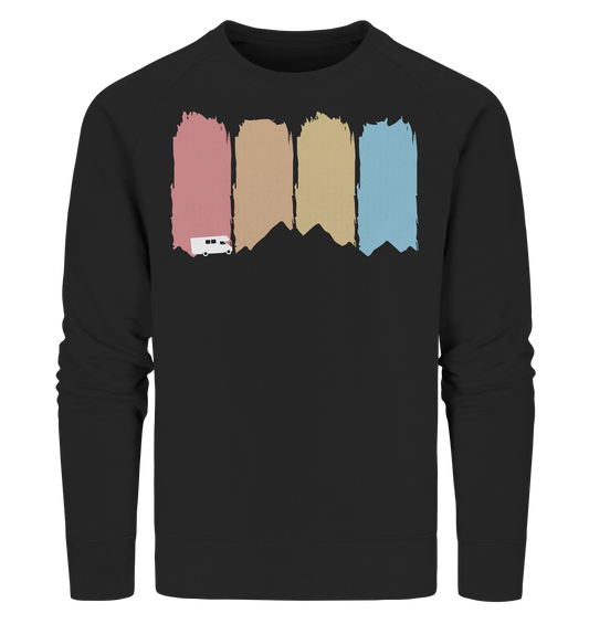 Farbige Berge - Organic Sweatshirt