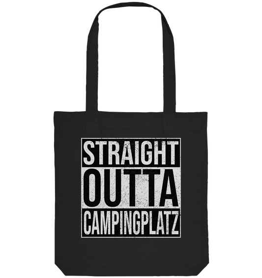 Straight Outta Campingplatz - Organic Tote-Bag