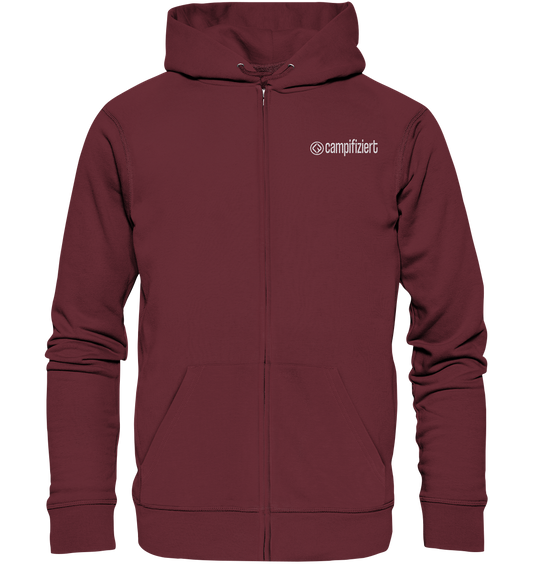 campifiziert® Logo gestickt - Organic Zipper (Stick)