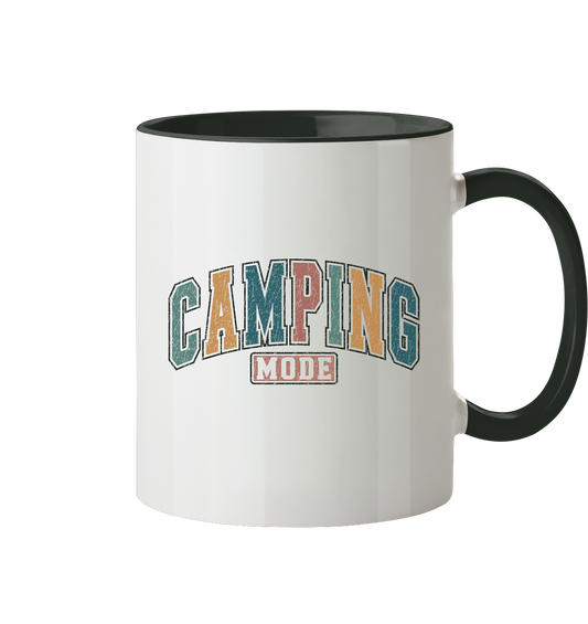 Camping Mode Retro - Tasse zweifarbig