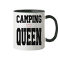 Camping Queen - Tasse zweifarbig
