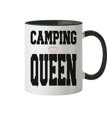 Camping Queen - Tasse zweifarbig