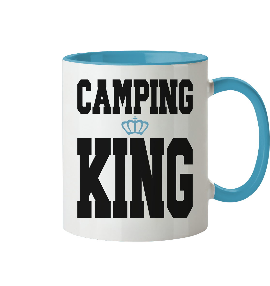 Camping King - Tasse zweifarbig