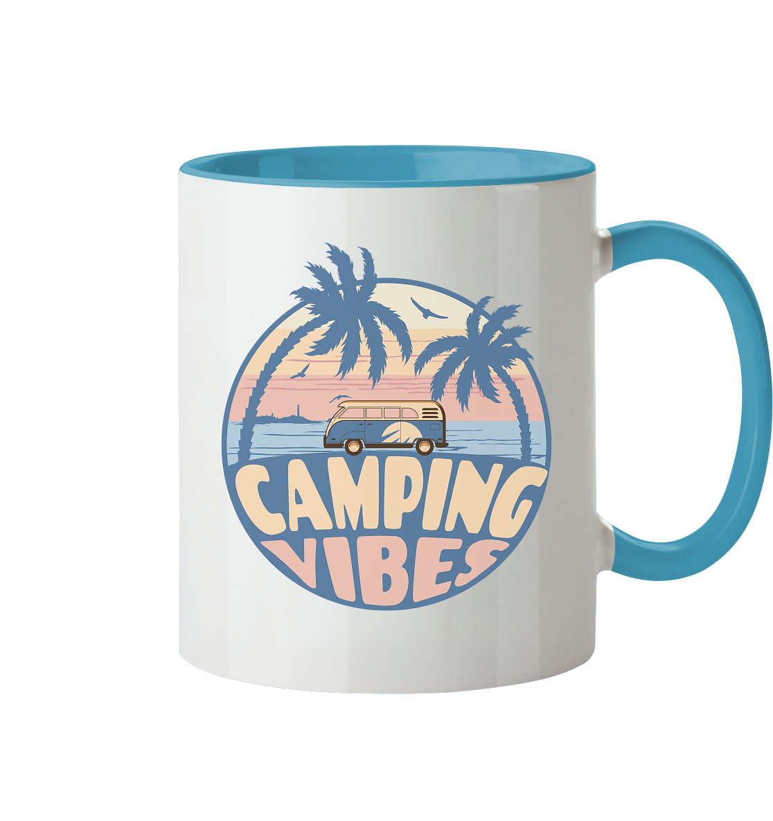 Camping Vibes - Tasse zweifarbig