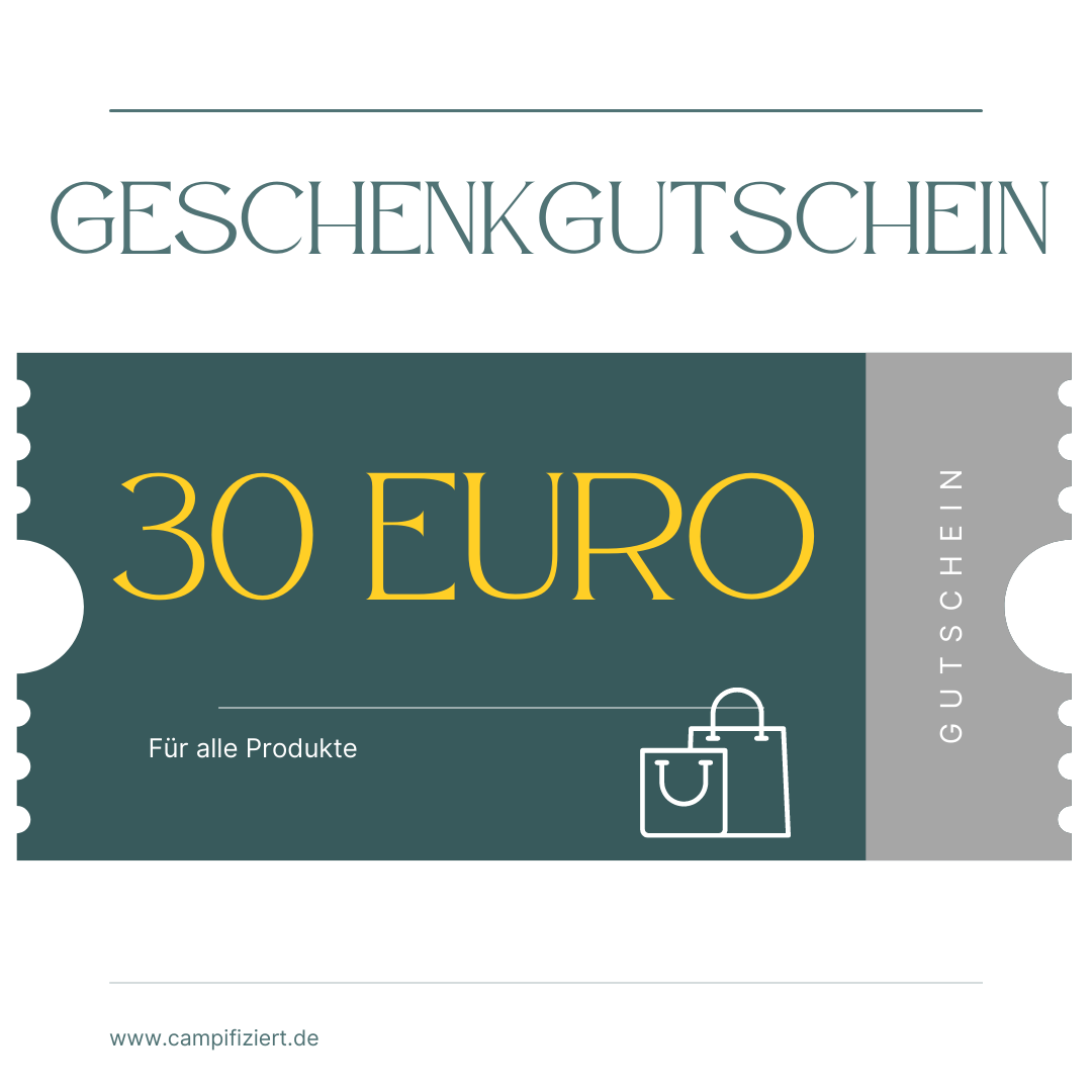 Geschenkgutschein 30 Euro