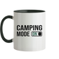 Camping Mode On - Tasse zweifarbig