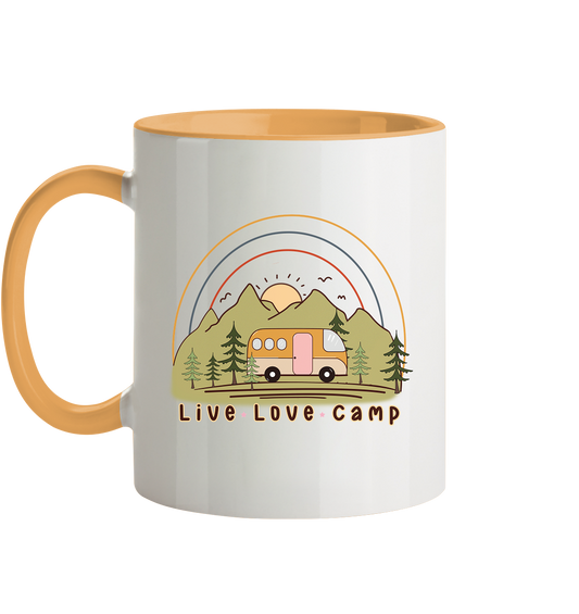 Live - Love - Camp - Tasse zweifarbig