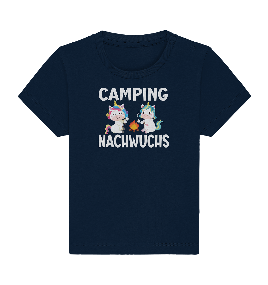 Camping Nachwuchs Mädchen - Baby Organic Shirt