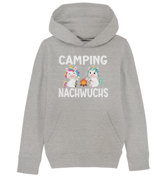 Camping Nachwuchs Mädchen - Kids Organic Hoodie