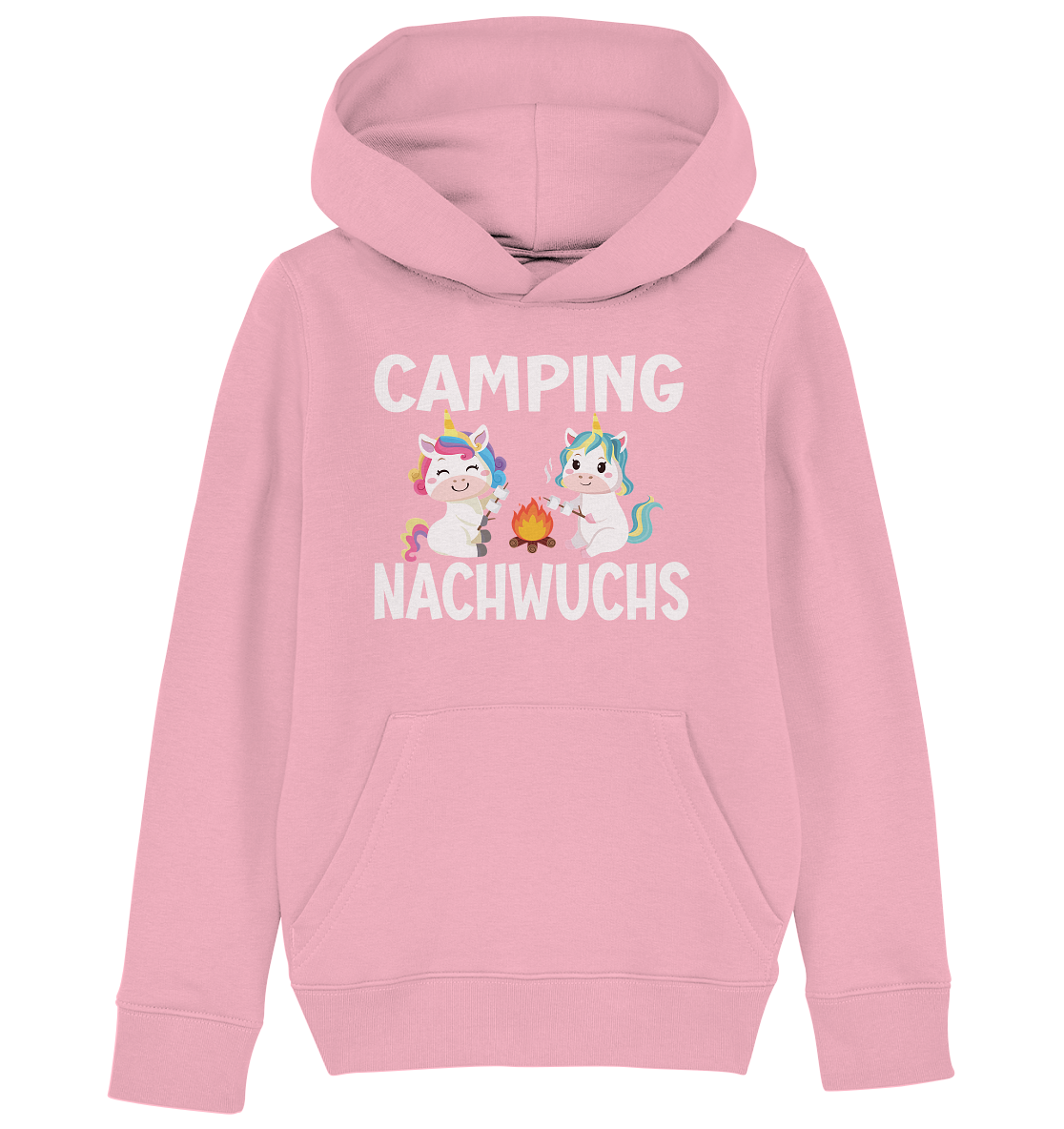 Camping Nachwuchs Mädchen - Kids Organic Hoodie