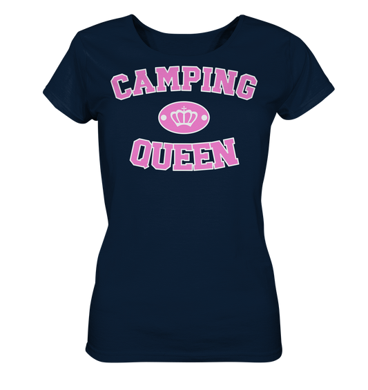 Camping Queen Krone - Ladies Organic Shirt