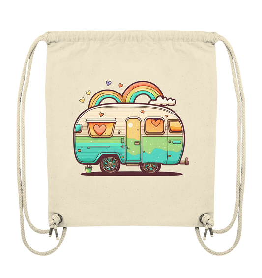 Hippie Wohnwagen - Organic Gym-Bag