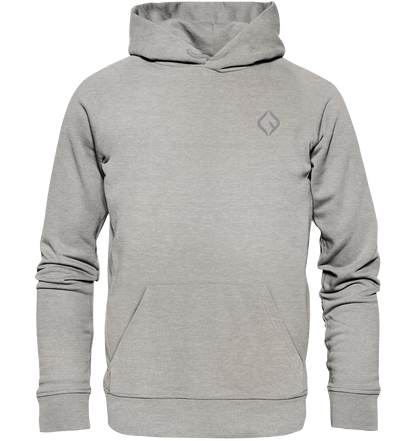 CF Logo Silber Stick - Organic Hoodie (Stick)