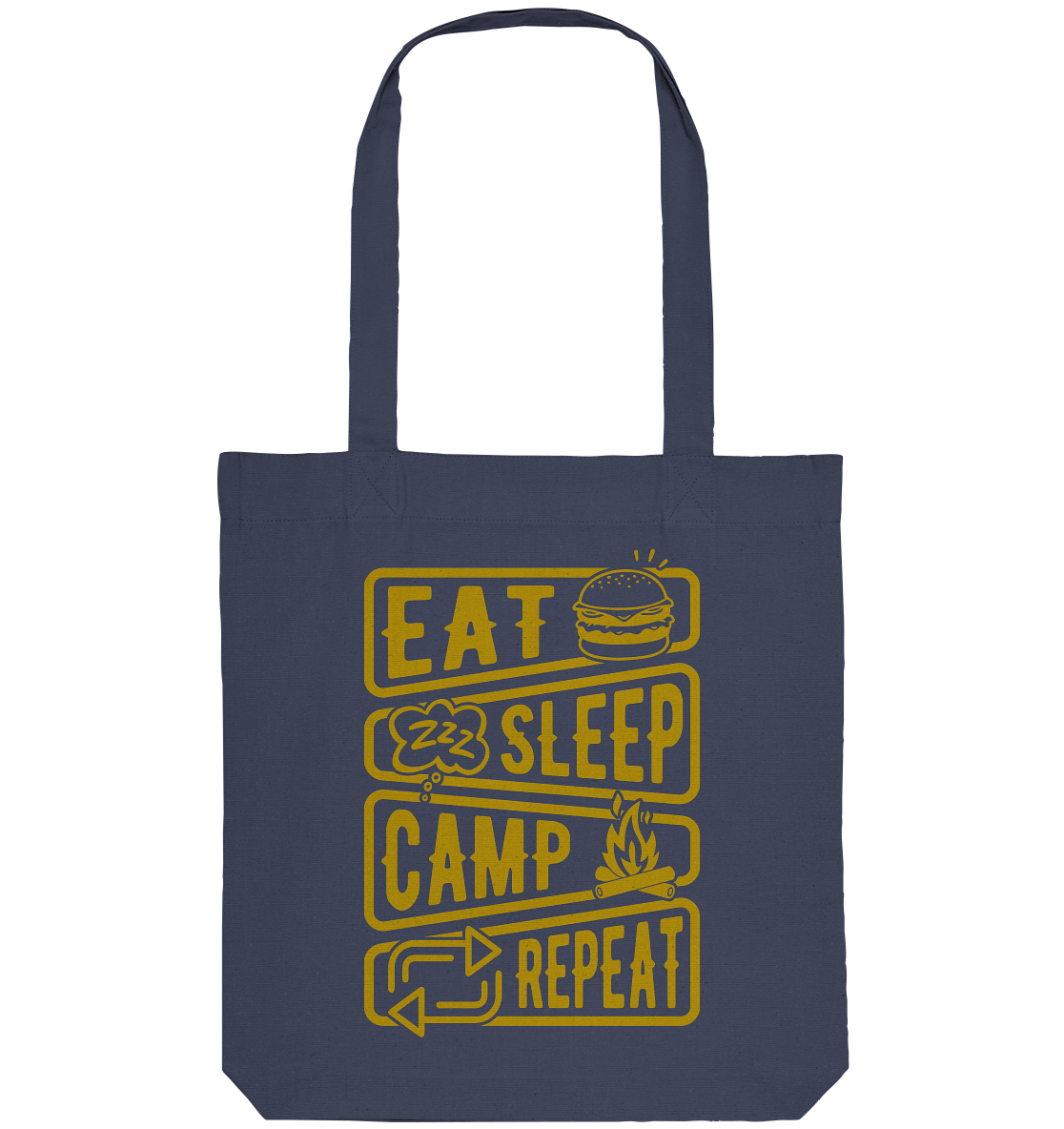 eat.sleep.camp.repeat#2 - Organic Tote-Bag